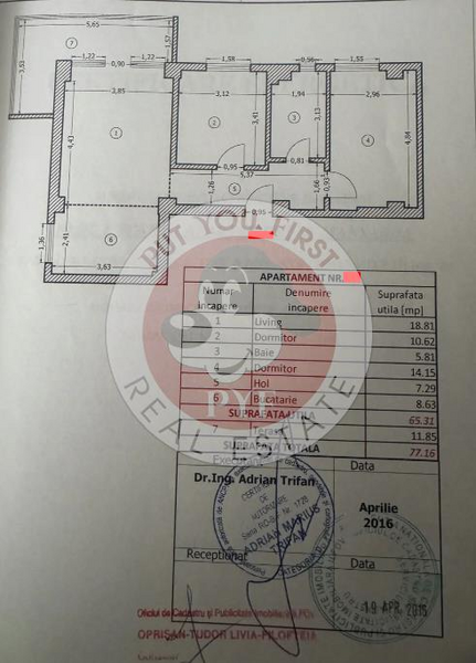 Militari Residence | 3 camere | 77mp | Decom | 2 Bucatarii | B12234